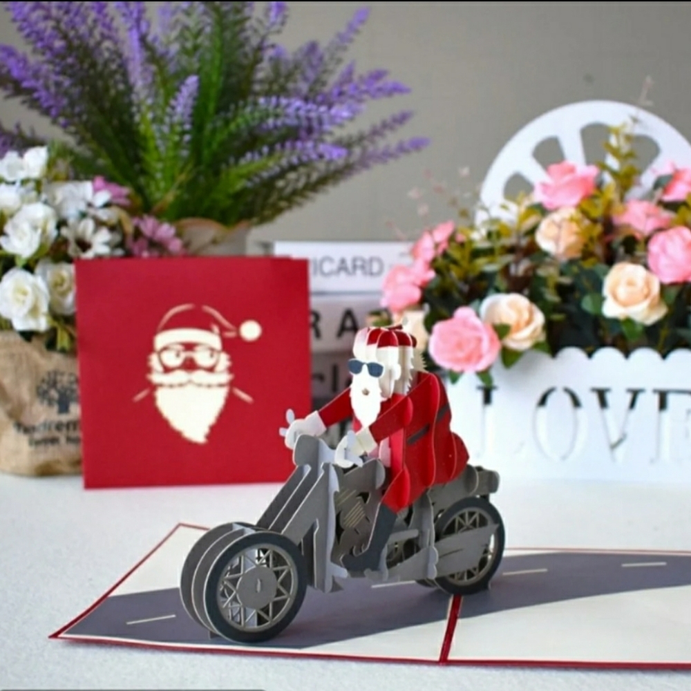 Sale!☄Bundle of 3 Unique Pop Up Christmas Cards